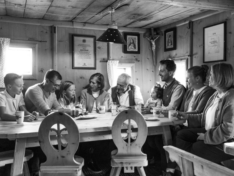 Familie Prantl auf der Gampe Thaya