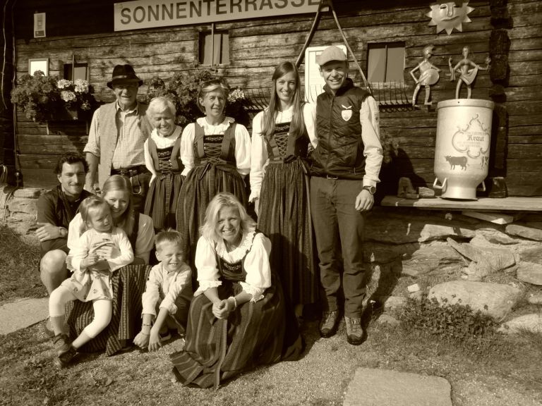 Familie Prantl auf der Gampe Thaya